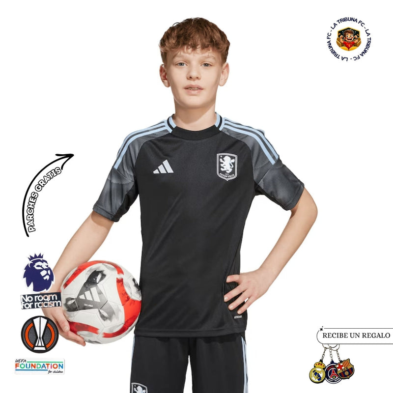 ASTON VILLA II 25/26 CONJUNTO INFANTIL